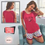 Trendy Shorts Sleeveless Set Loungewear (SH-8011)