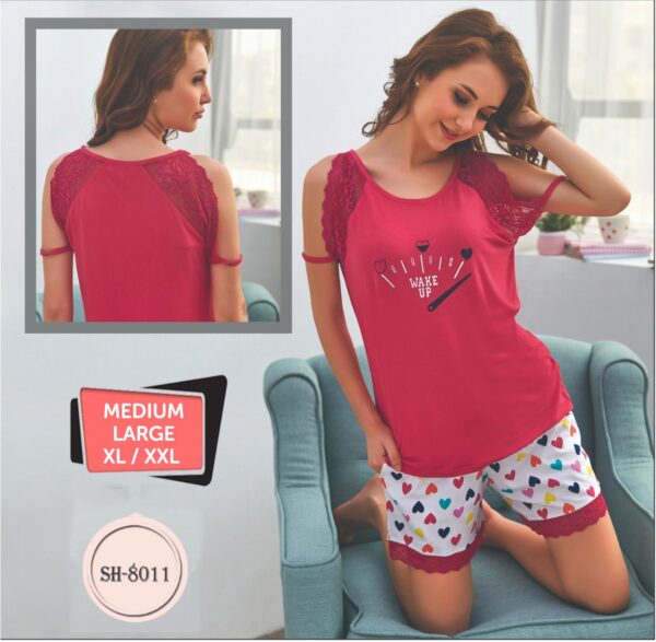 Trendy Shorts Sleeveless Set Loungewear (SH-8011)