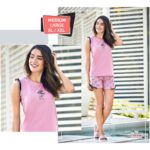 Trendy Shorts Sleeveless Set Loungewear (SH-8144)