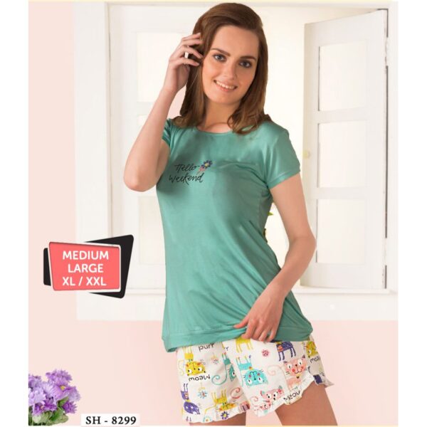 Trendy half sleeves Set Loungewear (SH-8299)