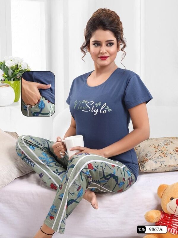 Soft Women Nightwear Set (9867A)