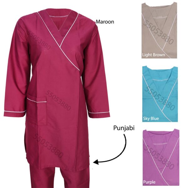 Uniform Tetron Punjabi Full-Sleeves (L-V-HL-T155)