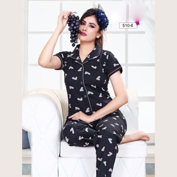 Stylish Cotton Women Pajama Set (FL-510-6)