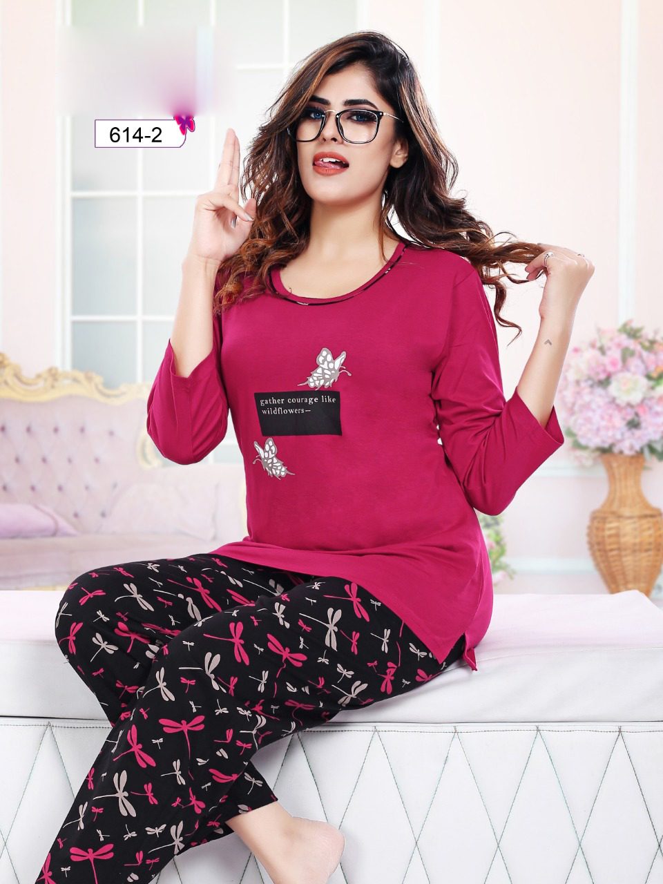 4026 Fleece Womens Nightgown Sleepwear Pajamas Woman Kuwait