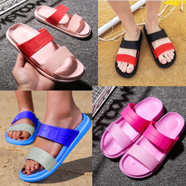Stylish Women Slipper with Dual Straps (YR-8755)