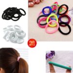 Elastic Rubber Hair Ties Pack of 10 pc (HA2)