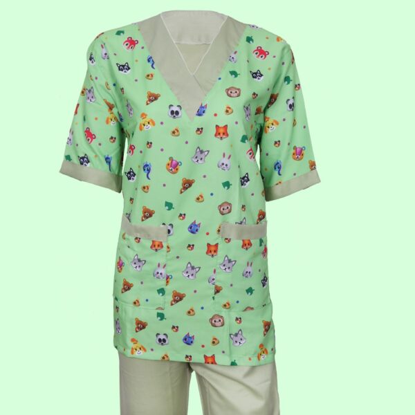 Nanny Uniform Gabarden Cartoon Animals  (S-V-HS-NN1)