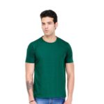 Men Basic Plain Cotton T-Shirt Bio Washed (SC-M-PT-GREEN)