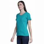 Plain Women T-shirt Pure Cotton (green)