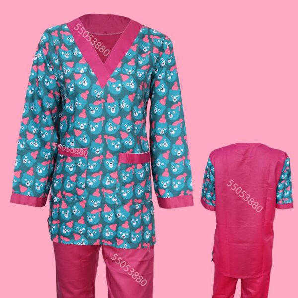 Nanny Uniform Gabarden Full Sleeves Bear Character (S-V-HS-NN12)