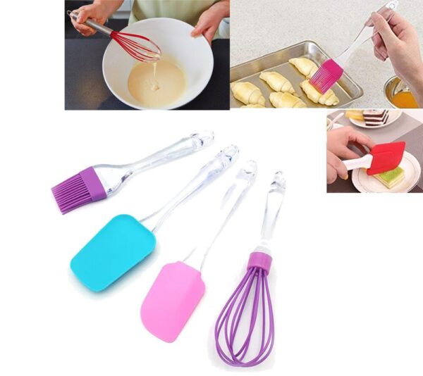 Silicon Baking Tools (set of 4 pcs)