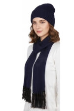 Winter Woolen Set of Beanie Cap & Muffler (MB55) - Image 2