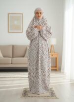 Printed Prayer Gown (Top Salat) Free Size (PTS3) - Image 3