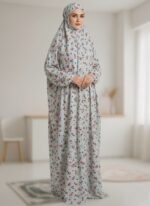 Printed Prayer Gown (Top Salat) Free Size (PTS2) - Image 2