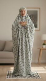 Printed Prayer Gown (Top Salat) Free Size (PTS2)