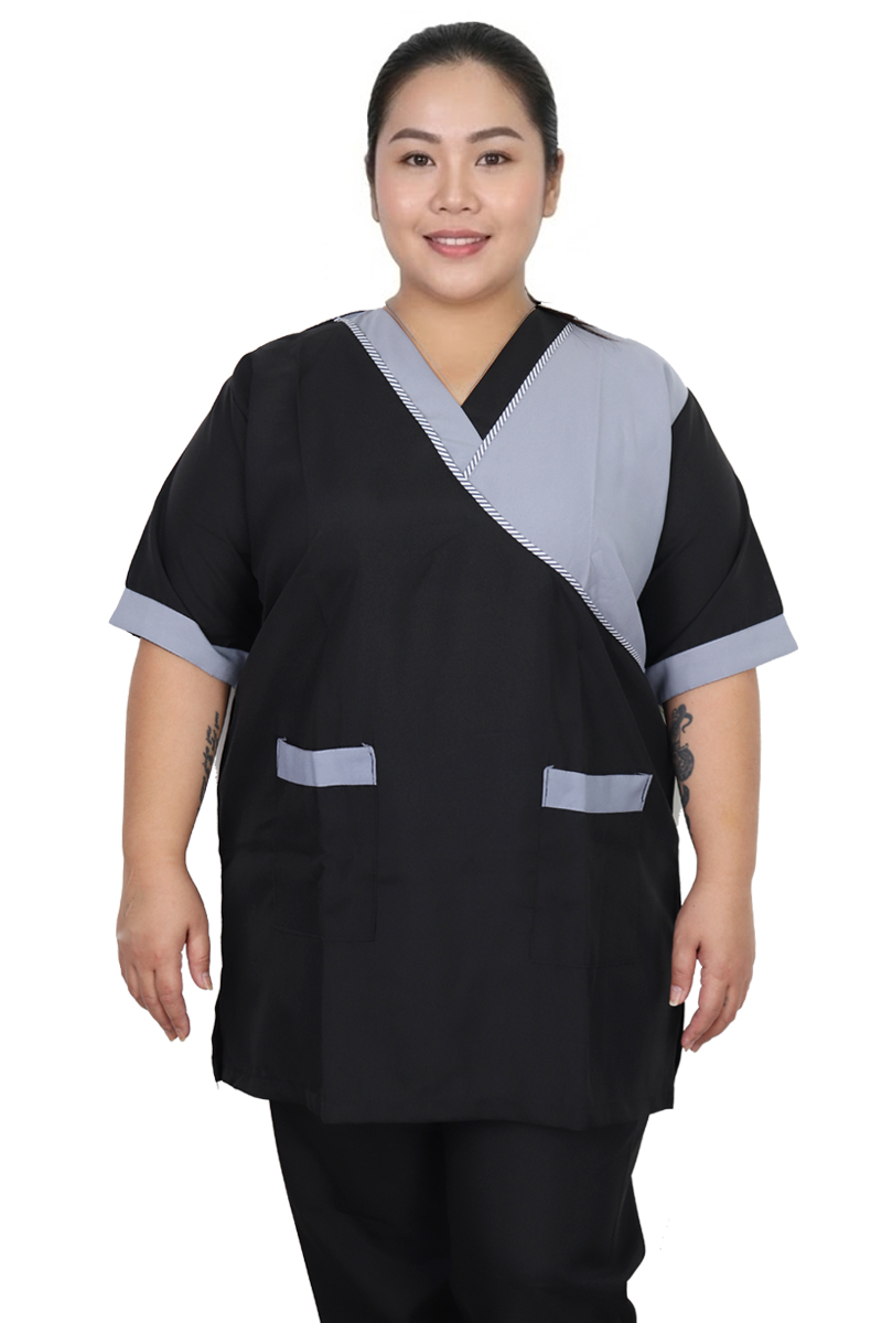 KJ173 black Uniform Kreb Jumbo يونيفورم كريب (KJ173) - Image 1