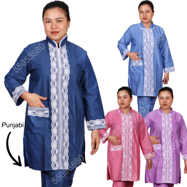 Uniform Tetron Punjabi Full Sleeves يونيفورم تيترون بنجابي كم تويل (L-HL-T30)