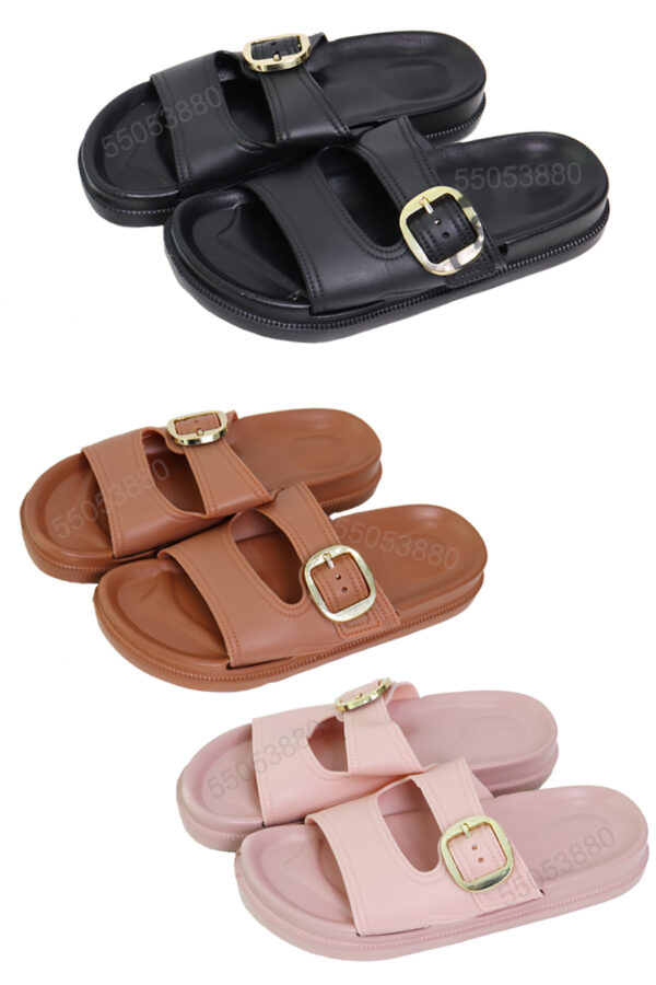 Rubber 2 Strap Slipper (E3681)