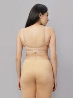 Cotton/Polyester Non-Padded Thick Cloth T-Shirt Bra B-CUP (2302-biege/OC) - Image 2