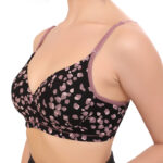 Soft Padded Printed Non Wired Full Coverage Bra (NV3)