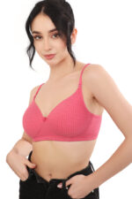 Soft Padded Printed Non Wired Full Coverage Bra (NV6) - Image 2