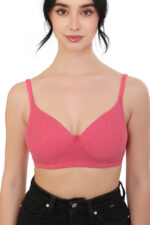 Soft Padded Printed Non Wired Full Coverage Bra (NV6)