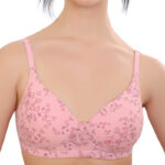 Printed Non Wired Soft Padded Full Coverage Bra (NV4)
