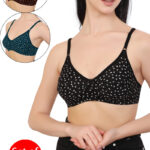 Set of 3 Cotton Lightweight Thin Printed Bra (PK-370)