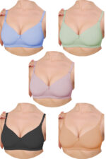 Lycra Stretch Soft-Padded Bra Non-Wired (PL6) - Image 2
