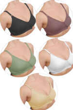 Daily Wear C- Cup T-Shirt Bra Non-Wired Non-Padded (zara) - Image 2