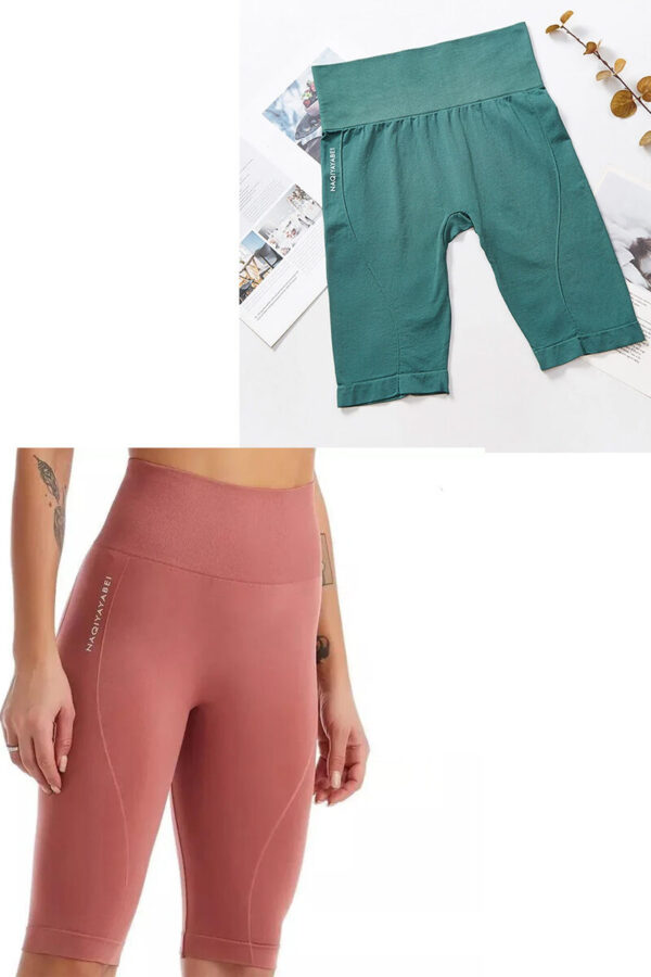 High Waist Stretchable Shorts Free Size Fits Large/XL