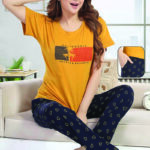 Cotton Half Sleeves Pajama Set (1240)