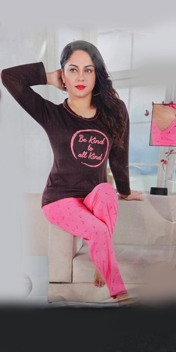 Cotton Full Sleeves Pajama Set (111)