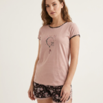Trendy half sleeves Set Loungewear (SH-8308)