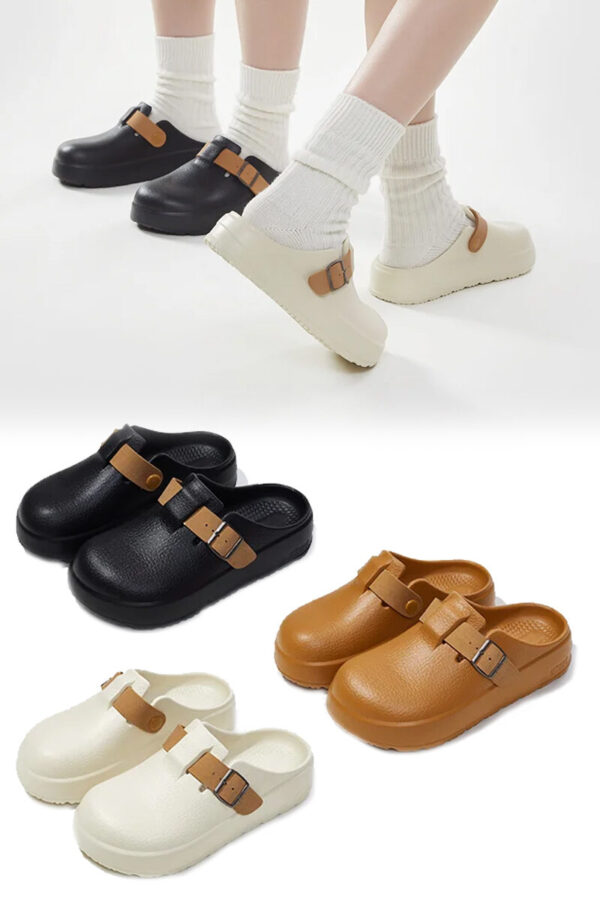 Thick Rubber Soft Sole Outdoor Slippers (L016)