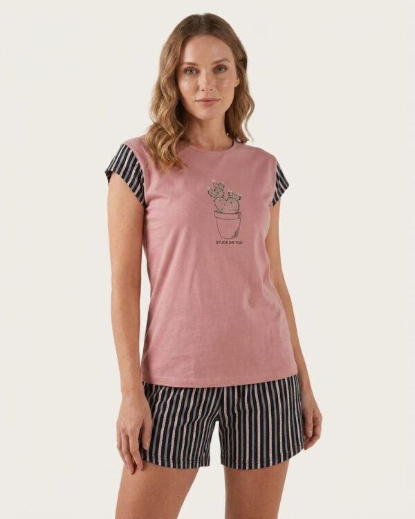 Trendy Shorts Sleeveless Set Lounge wear (SH-8330)