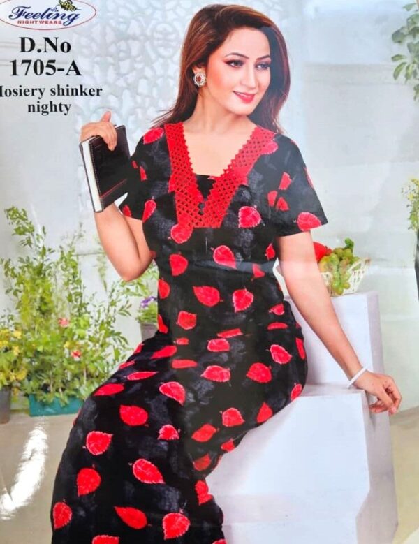 Cotton Nightwear/Maxi Free size (1705)