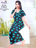 Cotton Nightwear/Maxi Free size (1705) - Image 3