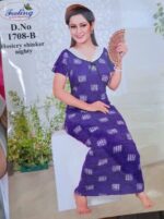 Cotton Nightwear/Maxi Free size (1708) - Image 2