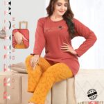 Full Sleeves Cotton Pajama Set (1361)