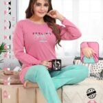 Full Sleeves Cotton Pajama Set (1364)
