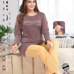 Full Sleeves Cotton Pajama Set (1367)