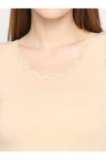 Soft Sleeve-Less Inner-wear With Lace (jessica) - Image 2