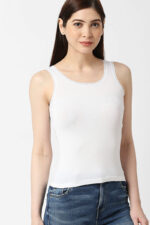 Soft Sleeve-Less Inner-wear With Lace (jessica) - Image 4