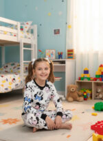 Girls Soft Cotton Minnie Mouse Pajama Set (KP2) - Image 2