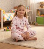 Girls Soft Cotton Hello Kitty Pajama Set (KP4) - Image 2