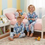 Boys / Girls Soft Cotton Snitch Cartoon Pajama Set (KP7) - Image 2