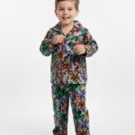 Boys Soft Cotton Superheros Pajama Set (KP11)