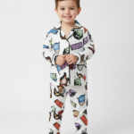 Girls Soft Cotton Superheros Pajama Set (KP10)