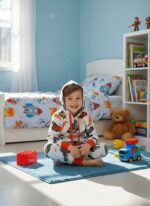 Boys Soft Cotton Hot Wheels Hoodie Set (HKP13) - Image 2